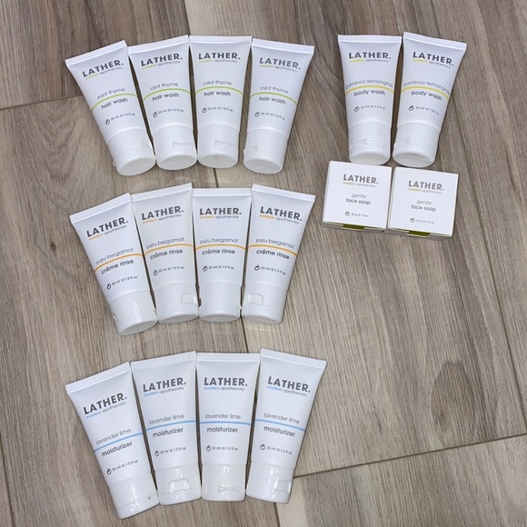 Lather Other - 16 pc. Lather modern apothecary hair and body care sealed luxury travel size